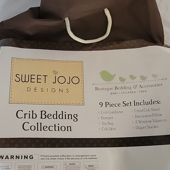 sweet jojo Other - Sweet jojo crib bedding